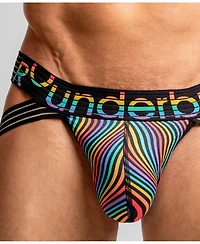 Rounderbum Men's Waveform Pride Lift Jockstrap