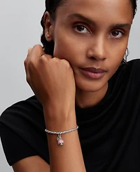Pandora Two-Tone Blooming Flower Dangle Charm