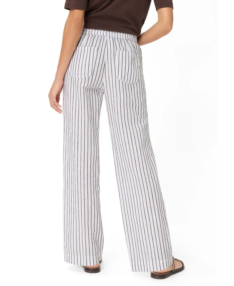 Olsen Women's Stripe Pull-On Pant