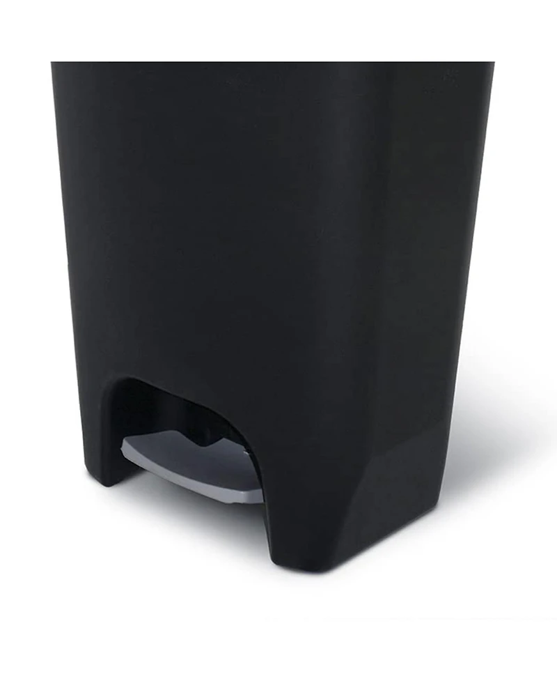 Glad Kitchen Trash Can with Lid, Foot Pedal and Garbage Bag Rings