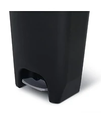 Glad Kitchen Trash Can with Lid, Foot Pedal and Garbage Bag Rings