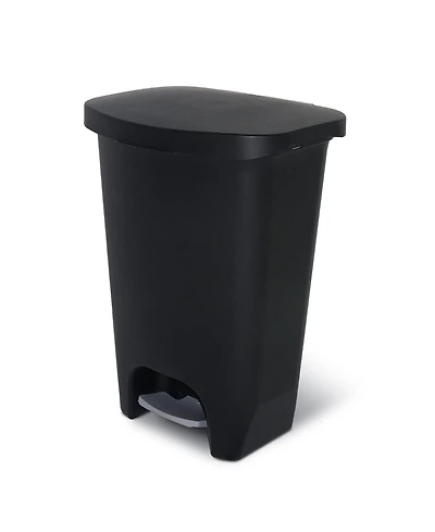 Glad Kitchen Trash Can with Lid, Foot Pedal and Garbage Bag Rings