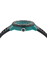 Aston Martin F1 Men's Pdk 3 Hand Quartz Black Silicone Watch 40mm