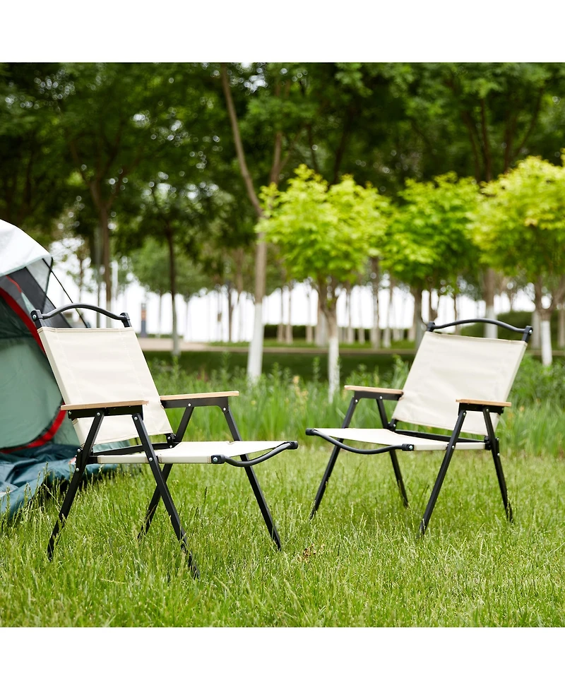 Clihome 2-piece Folding Outdoor Chair