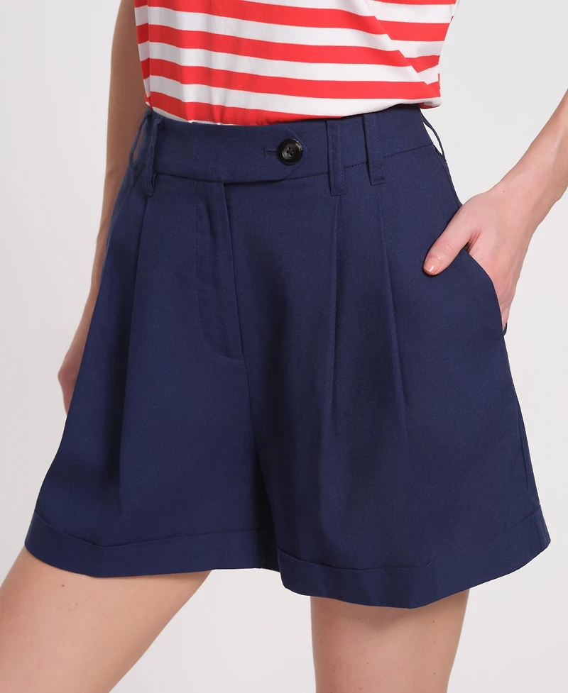 Isaac Mizrahi Women's Relaxed-Fit Shorts