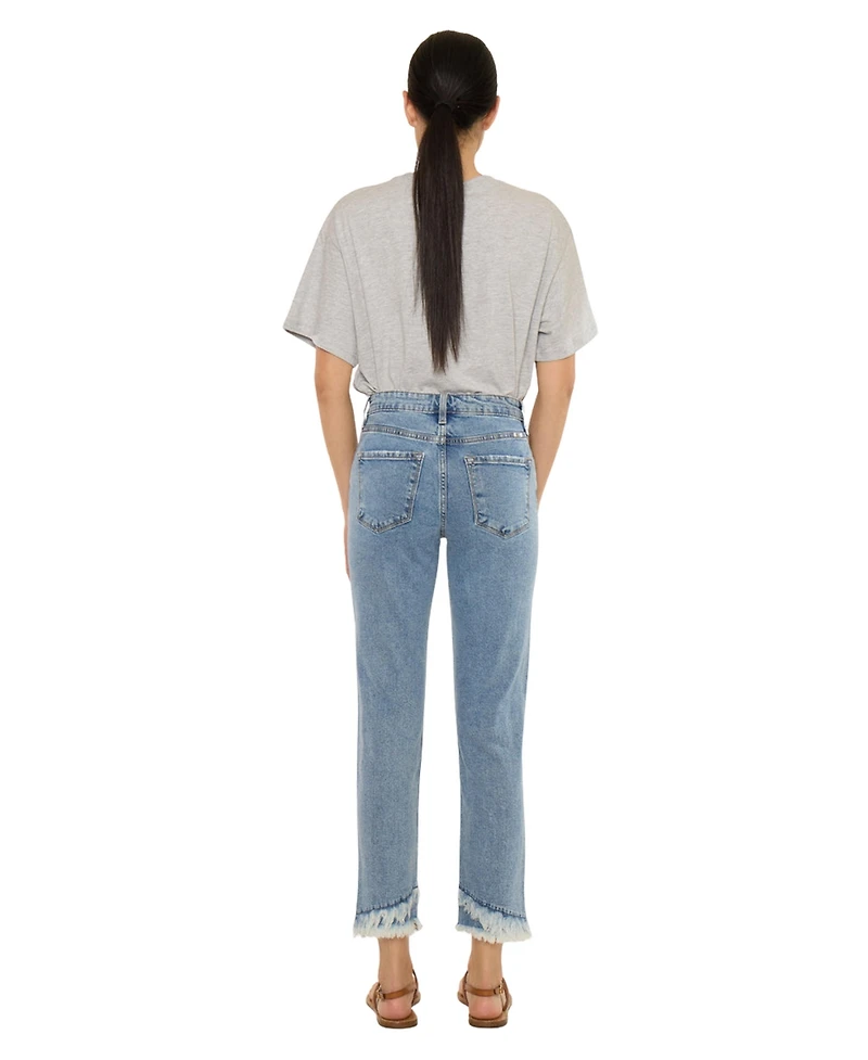 KanCan Essential Women's Clover High Rise Straight Jeans
