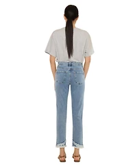 KanCan Essential Women's Clover High Rise Straight Jeans