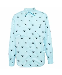 Pre-Owned Burberry Women's Logo Print Cotton Oversized Shirt