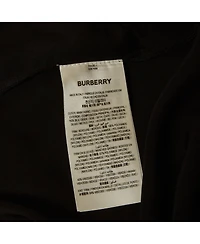 Pre-Owned Burberry Women's Satin Lace Trim Blouse