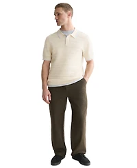 Scotch & Soda Men's Structured Knit Regular-Fit Polo Shirt