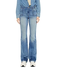 KanCan Women's Denicee High Rise Bootcut Jeans