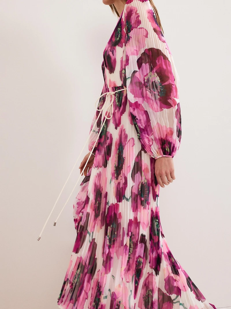 Phase Eight Women's Natalia Floral Pleated Maxi Dress