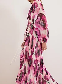 Phase Eight Women's Natalia Floral Pleated Maxi Dress
