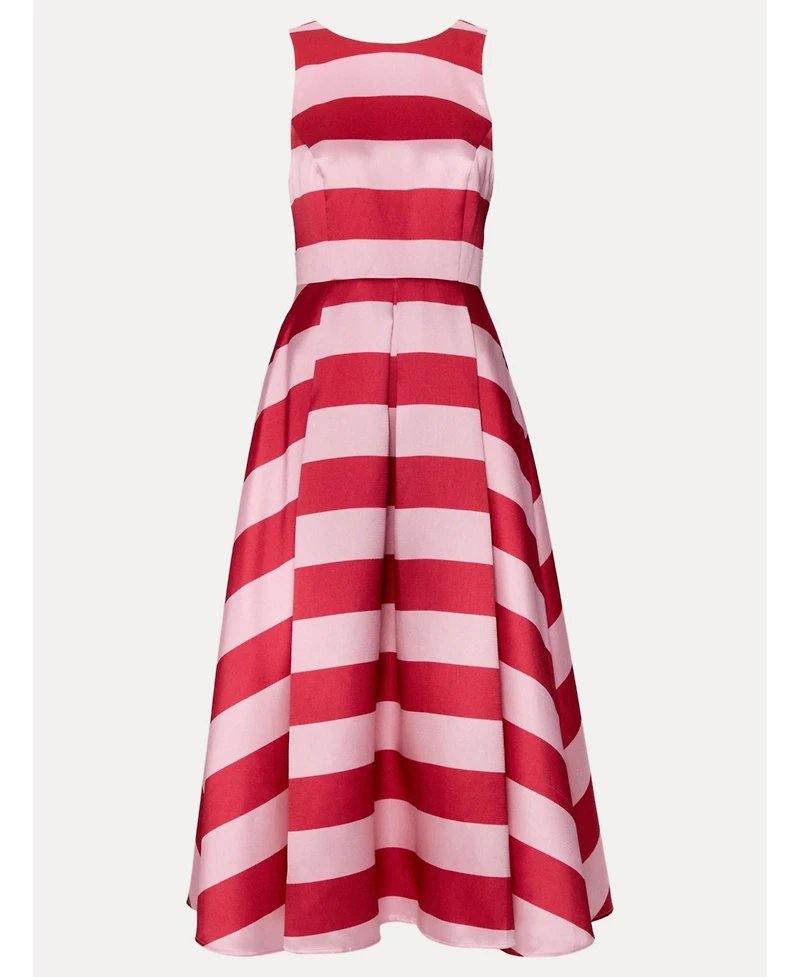 Phase Eight Women's Kiria Stripe Satin Midi Dress