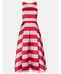 Phase Eight Women's Kiria Stripe Satin Midi Dress