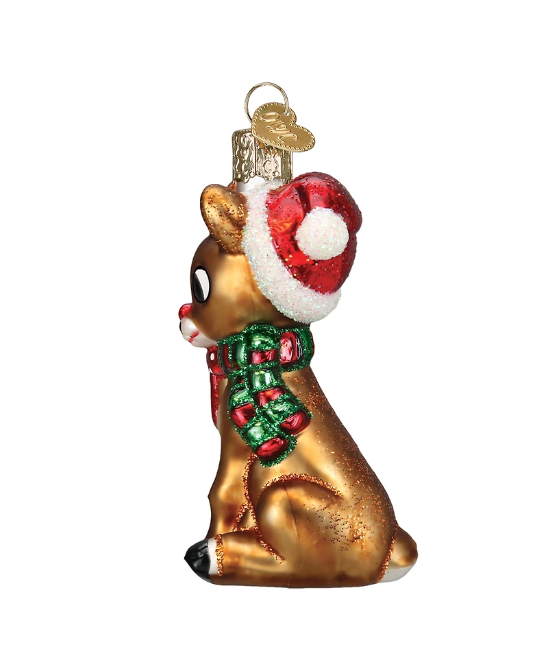Old World Christmas 3.5" Rudolph and Clarice Ornament