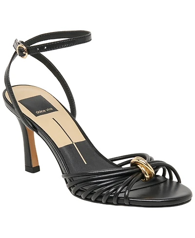 Dolce Vita Women's Isebel Strappy Embellished High Heel Dress Sandals