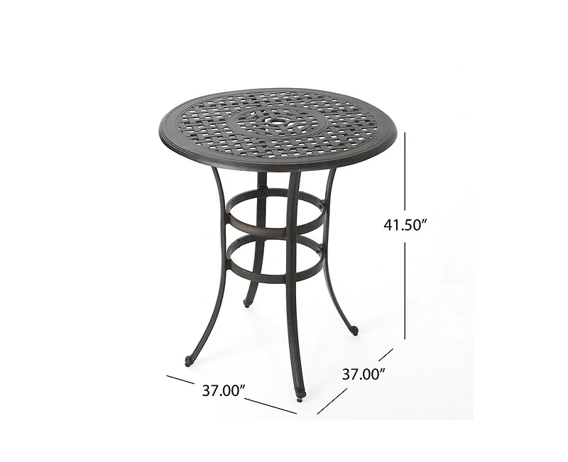 sumyeg Cast Aluminum Outdoor Bar Table