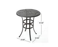 sumyeg Cast Aluminum Outdoor Bar Table