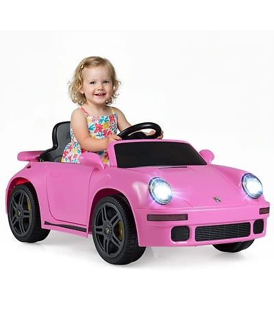 Mecale 12V Electric Ride On Car Licensed Ruf Ctr with Remote Control and Music