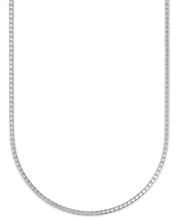 Macy's Men's Pave Diamond-Cut Box Chain Necklace in Sterling Silver