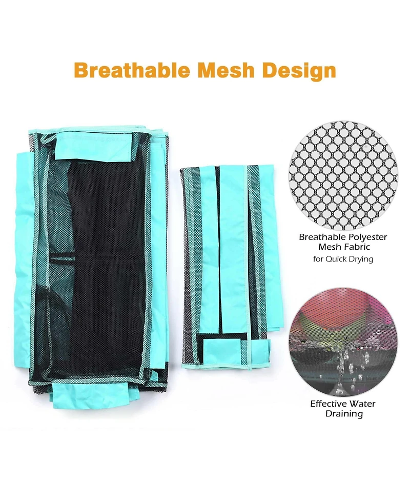 Yescom Replacement Mesh Cover for 424 Gallon Pool Float Storage Bin 10 Wheels