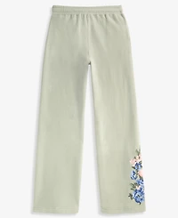 abercrombie kids Girls' 5-16 Floral Low-Rise Baggy Fleece Pants