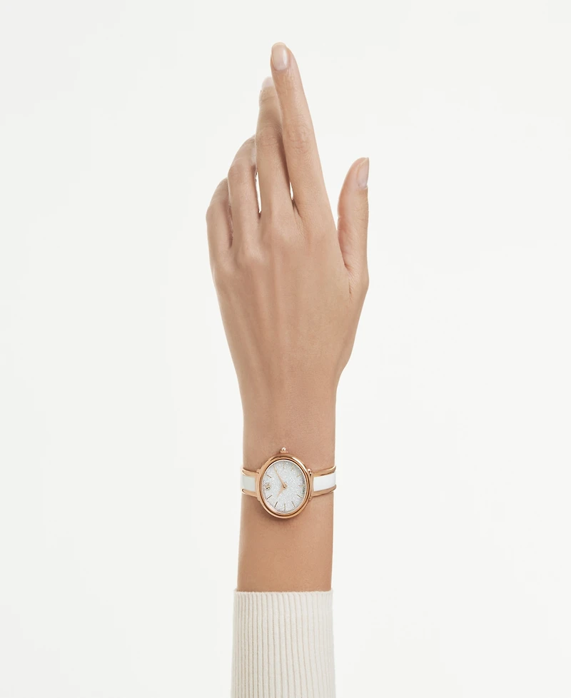 Swarovski Crystalline Bangle Metal Bracelet Watch 32 x 32mm