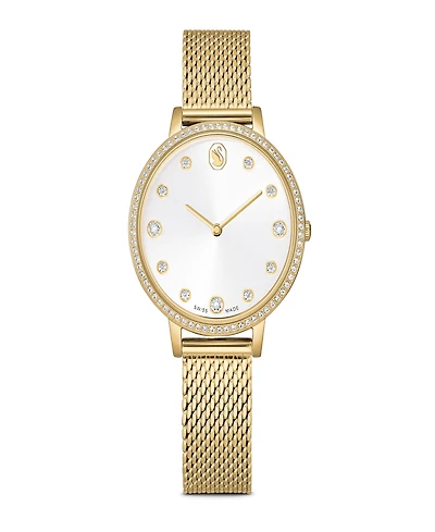 Swarovski Clarica Swiss Metal Bracelet Watch 35 x 35mm