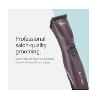 Wahl Pro Animal Km Supera Cordless Pet Clipper for cats & dogs, battery-powered grooming clipper with Lockguard technology.