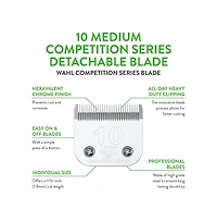 Wahl Professional Animal 10 Medium Competition Series Detachable Blade with 1/16-Inch Cut Length (2358-100)