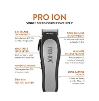 Wahl Pro Animal Pro Ion Cordless Pet Clipper Kit for dogs and cats
