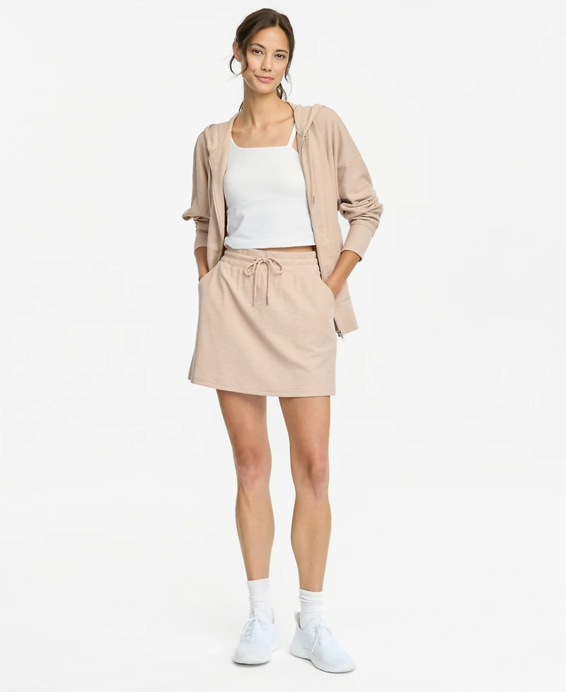 Id Ideology Women's Textured Drawstring Skirt, Macy's Exclusive