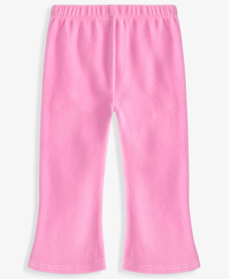 First Impressions Baby Girls' 3M-24M Mix & Match Velour Flare-Leg Pants, Macy's Exclusive