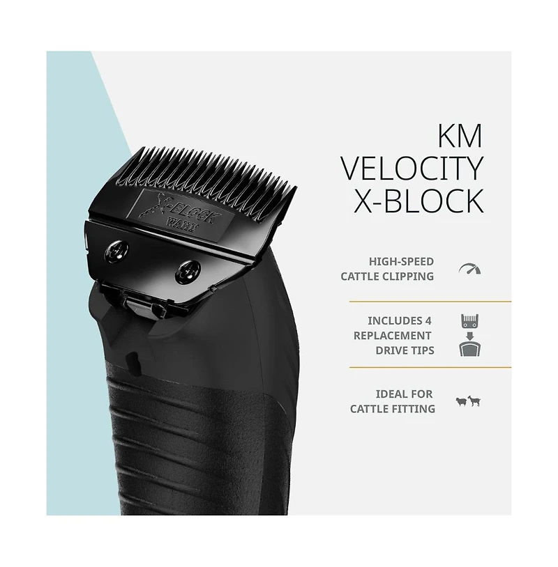 Wahl Km Velocity With X-Block Blade Corded Cattle Clippers