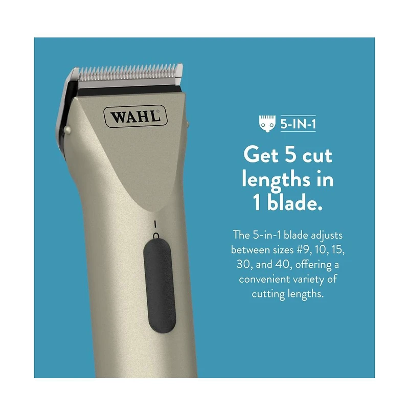 Wahl Professional Animal Arco Pet, Dog, Cat, and Horse Cordless Clipper Kit