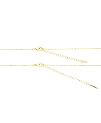 Unwritten Cubic Zirconia Gold-Tone Plated Celestial Pendant Duo Necklace Set