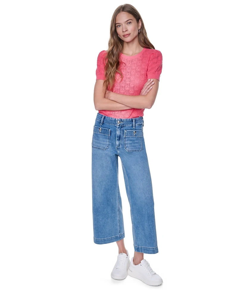 Dkny Jeans Women's High-Rise Wide-Leg Pants