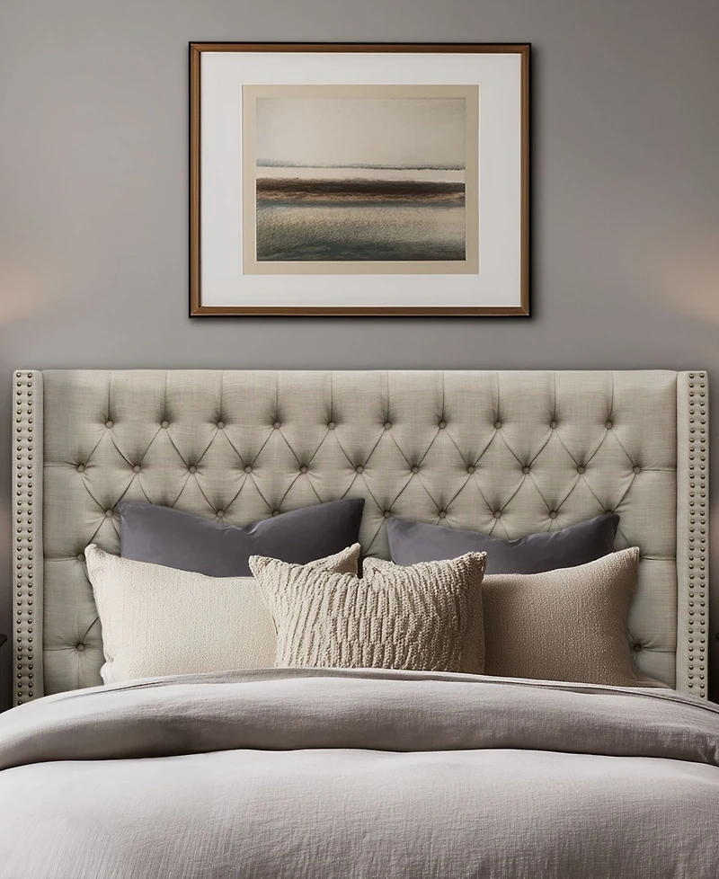 Madison Park Amelia 68.5" Wingback Upholstered Headboard