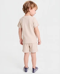 First Impressions Toddler Boys' 2T-4T Mix and Match Solid Waffle Shorts, Macy's Exclusive
