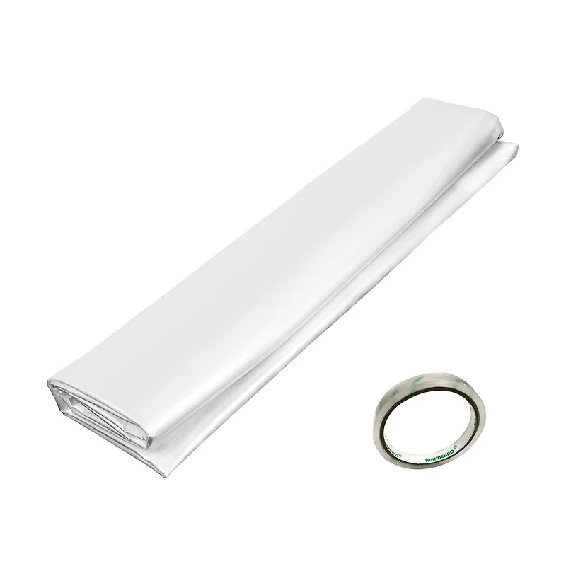 Sugift House Film 15 x 40 feet 6 Mil Polyethylene Plastic Cover Uv Resistant for Garden Crops