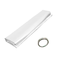 Sugift House Film 15 x 40 feet 6 Mil Polyethylene Plastic Cover Uv Resistant for Garden Crops