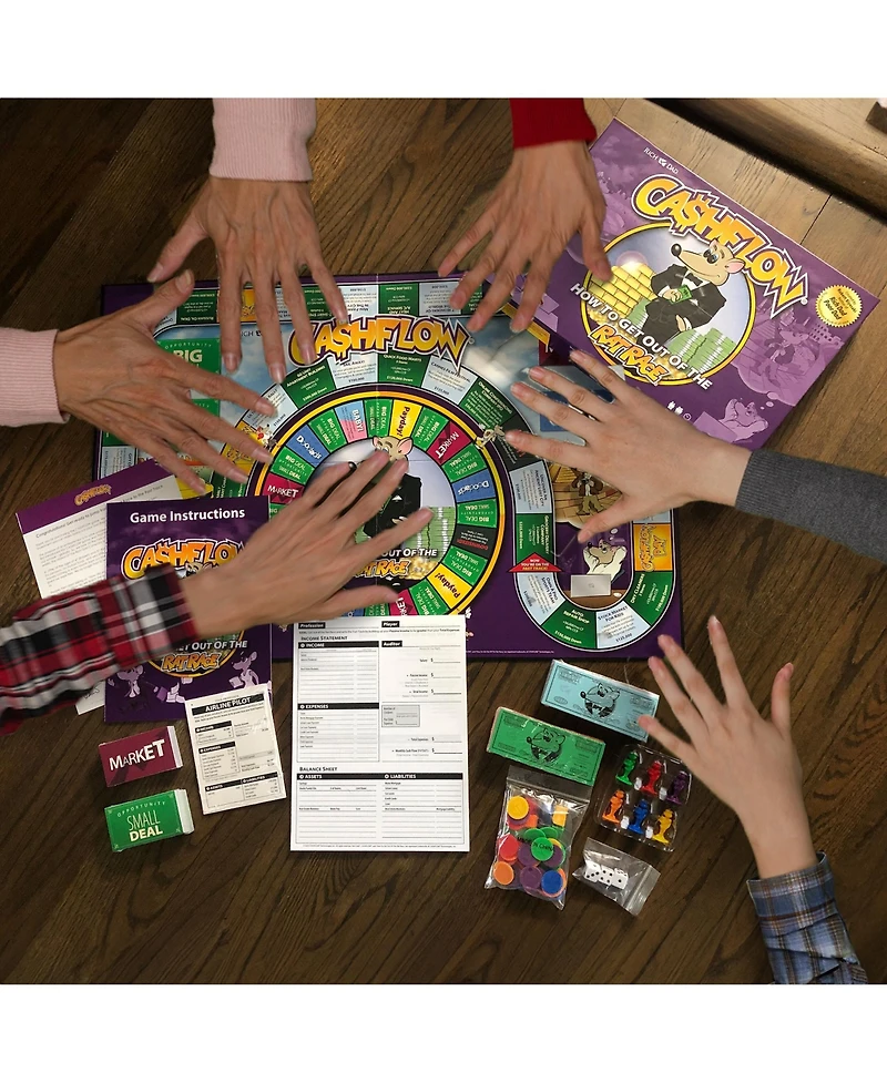 Rich Dad Cashflow Strategic Investing and Educational Board Game, 2020 Redesign