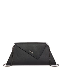 Susu Women's Saffiano Leather Envelope Clutch Purse Crossbody Evening Bag with Chain Strap Elegant Handbag