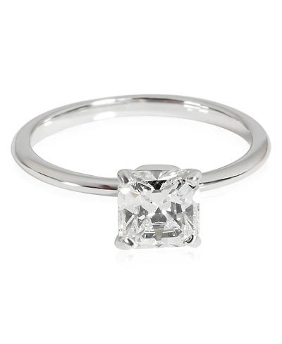 Pre-Owned Tiffany & Co 1.01 ct Cut Cornered Square Mixed Cut Diamond True Engagement Ring
