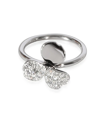 Pre-Owned Tiffany & Co Paper Flowers Diamond Ring in Platinum 0.16 Ctw