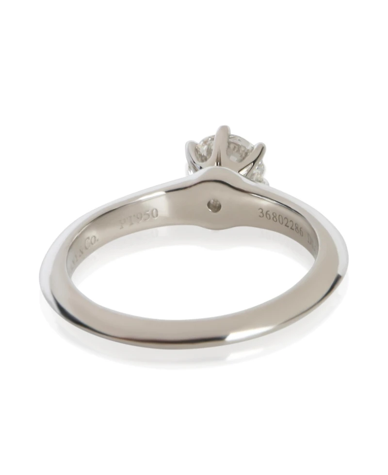 Pre-Owned Tiffany & Co 0.6 ct Round Brilliant Diamond Engagement Ring