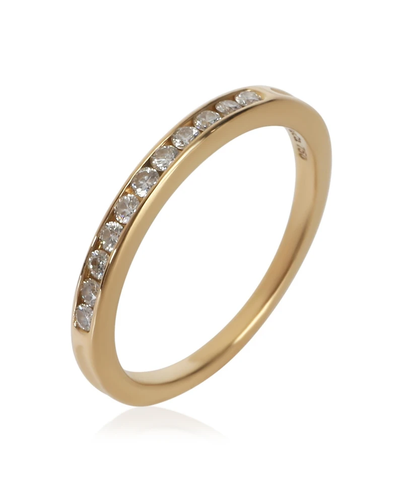 Pre-Owned Tiffany & Co Yellow Gold Diamond Vintage Channel Set Band