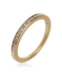 Pre-Owned Tiffany & Co Yellow Gold Diamond Vintage Channel Set Band