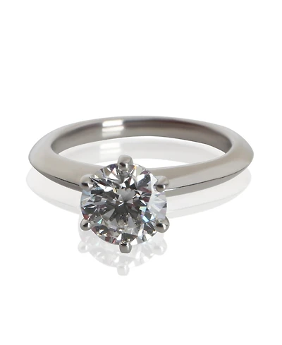 Pre-Owned Tiffany & Co ct Round Brilliant Diamond Engagement Ring